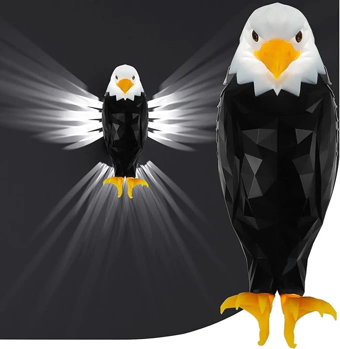 LED Bird Projection Eagle Wall Light Black