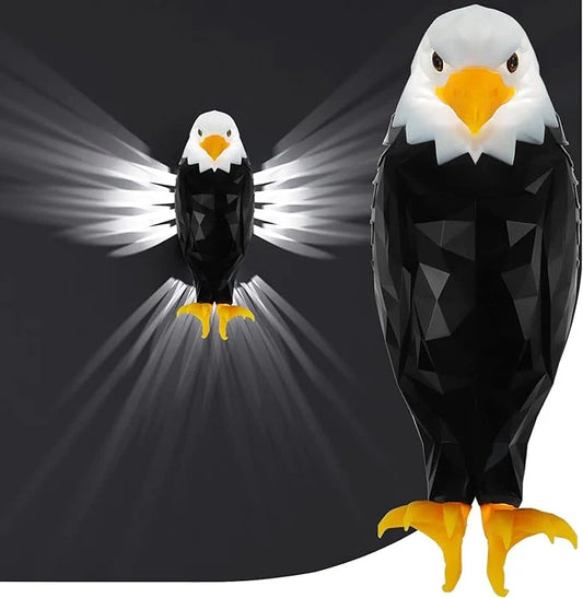 LED Bird Projection Eagle Wall Light Black