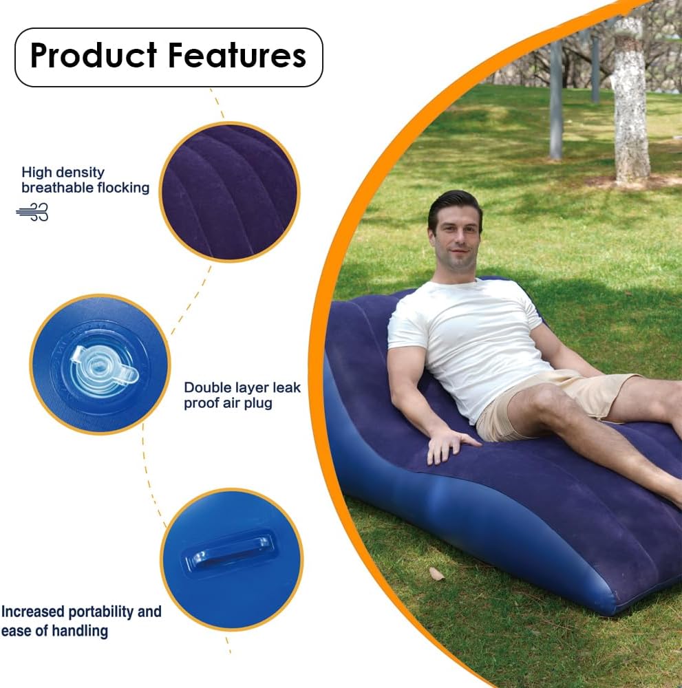 Air Sofa Bed, Portable Inflatable Couch