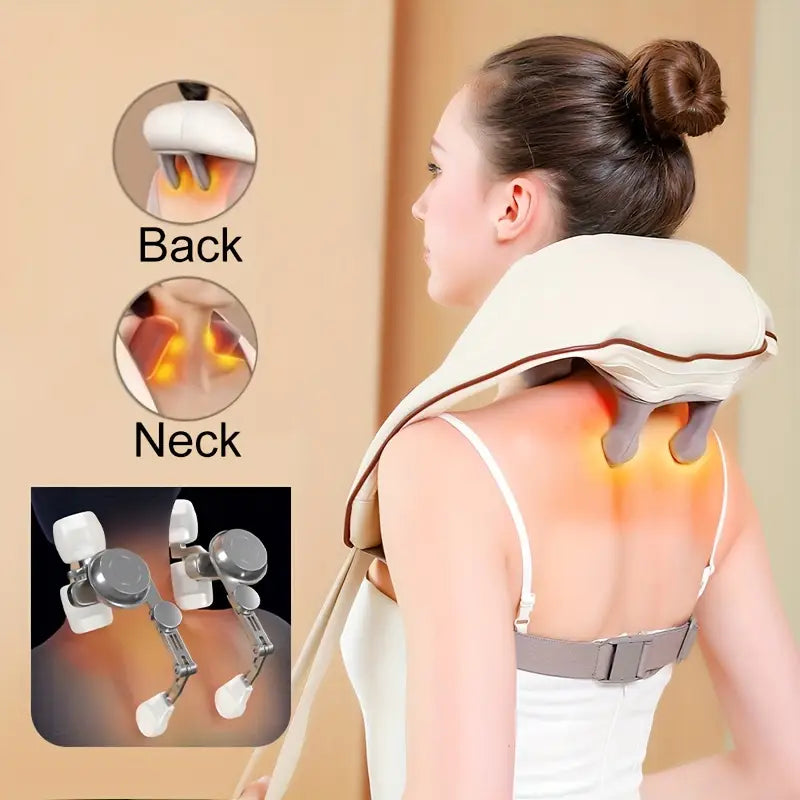 Shoulder Massager, Neck Massager, with Heat for Pain Relief